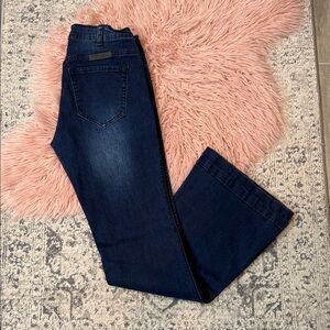 Cowgirl Tuff Dark Blue Boot Cut Jeans size 27/31